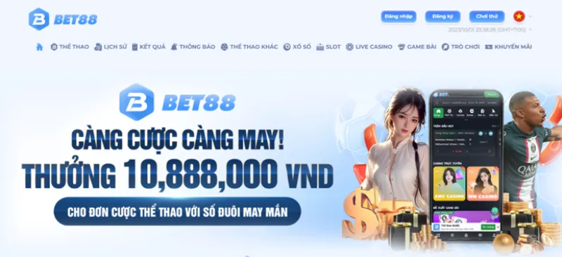Lợi ích đăng ký Bet88