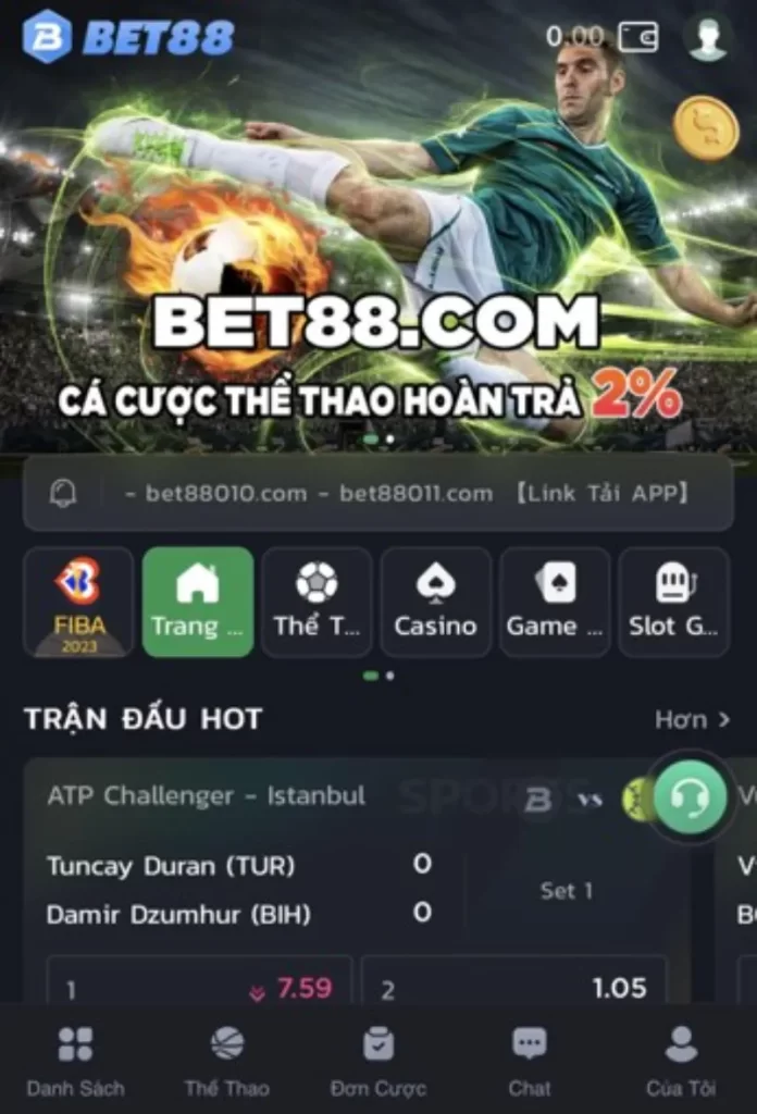 chọn của tôi để nạp tiền Bet88