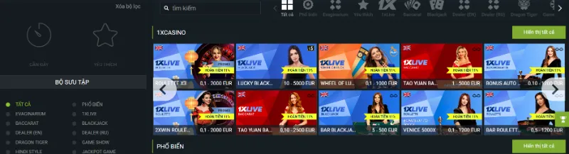 Nhà cái uy tín casino online 1xBet