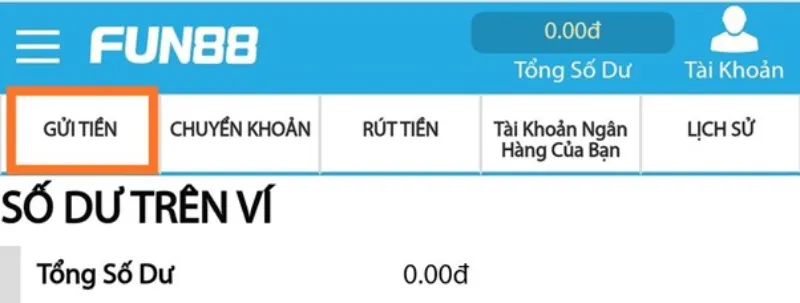 nạp tiền Fun88