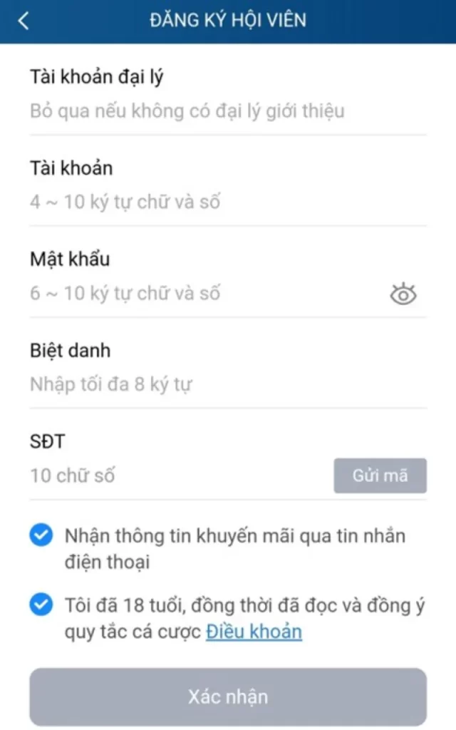 cung cấp thông tin đăng ký Kubet