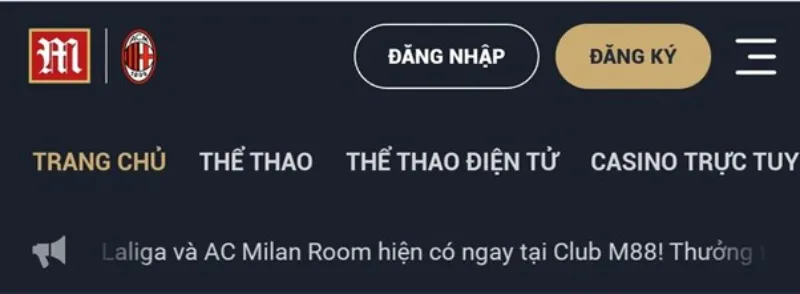 bấm đăng ký M88