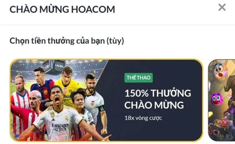 đăng ký M88 thành công
