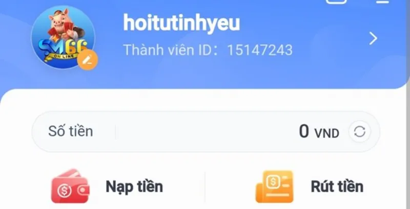 nạp tiền SM66