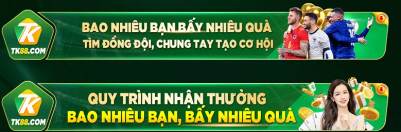 Khuyến mãi mới nhất TK88