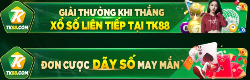 Khuyến mãi xổ số TK88