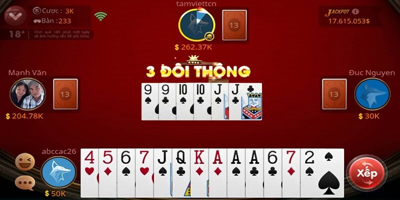 Luật chơi bài tiến lên hiện nay