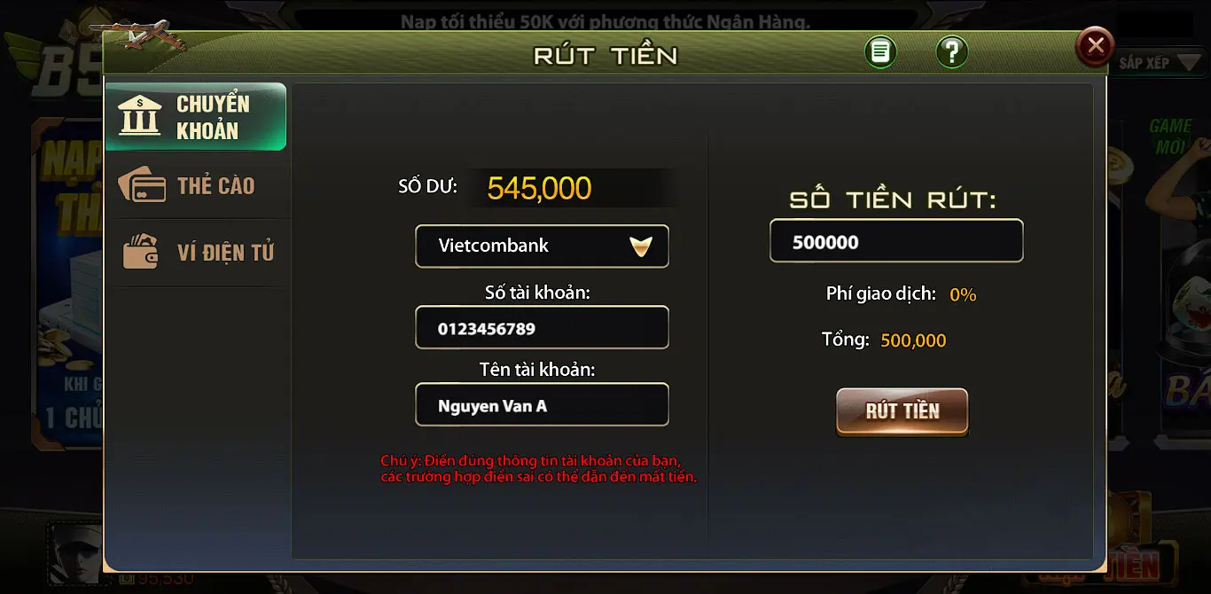 Trả thưởng Go88 bằng ví điện tử