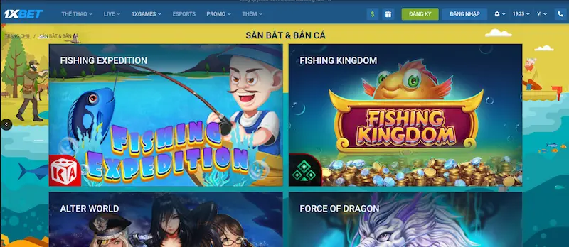 So sánh bắn cá 1xBET và FB88