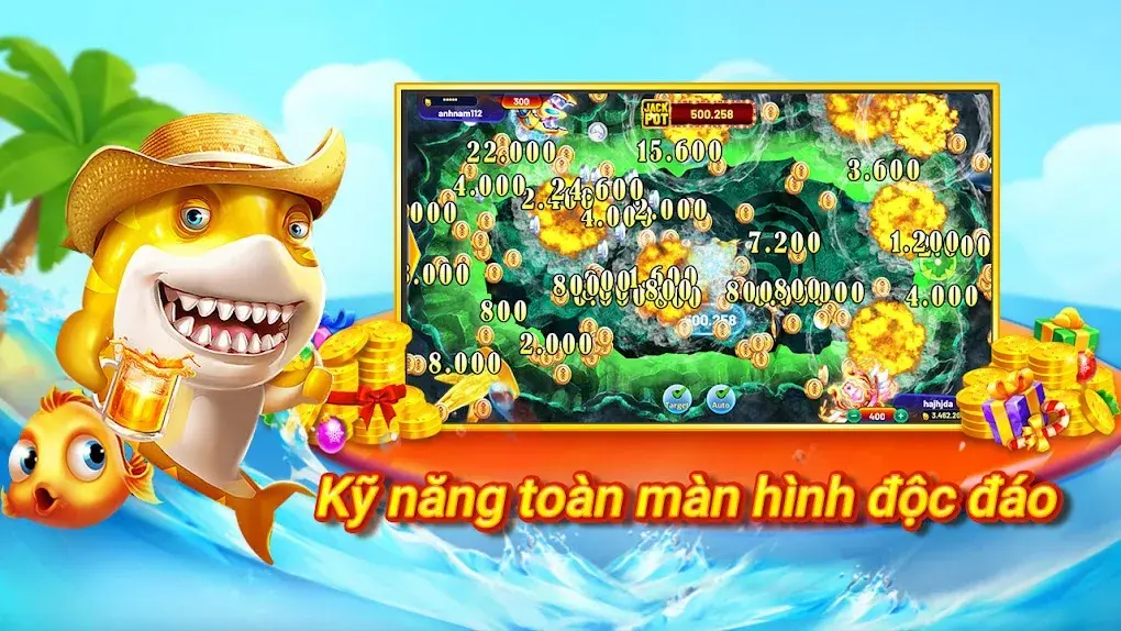 Vũ khí của Game Bắn Cá SHBet thường dùng