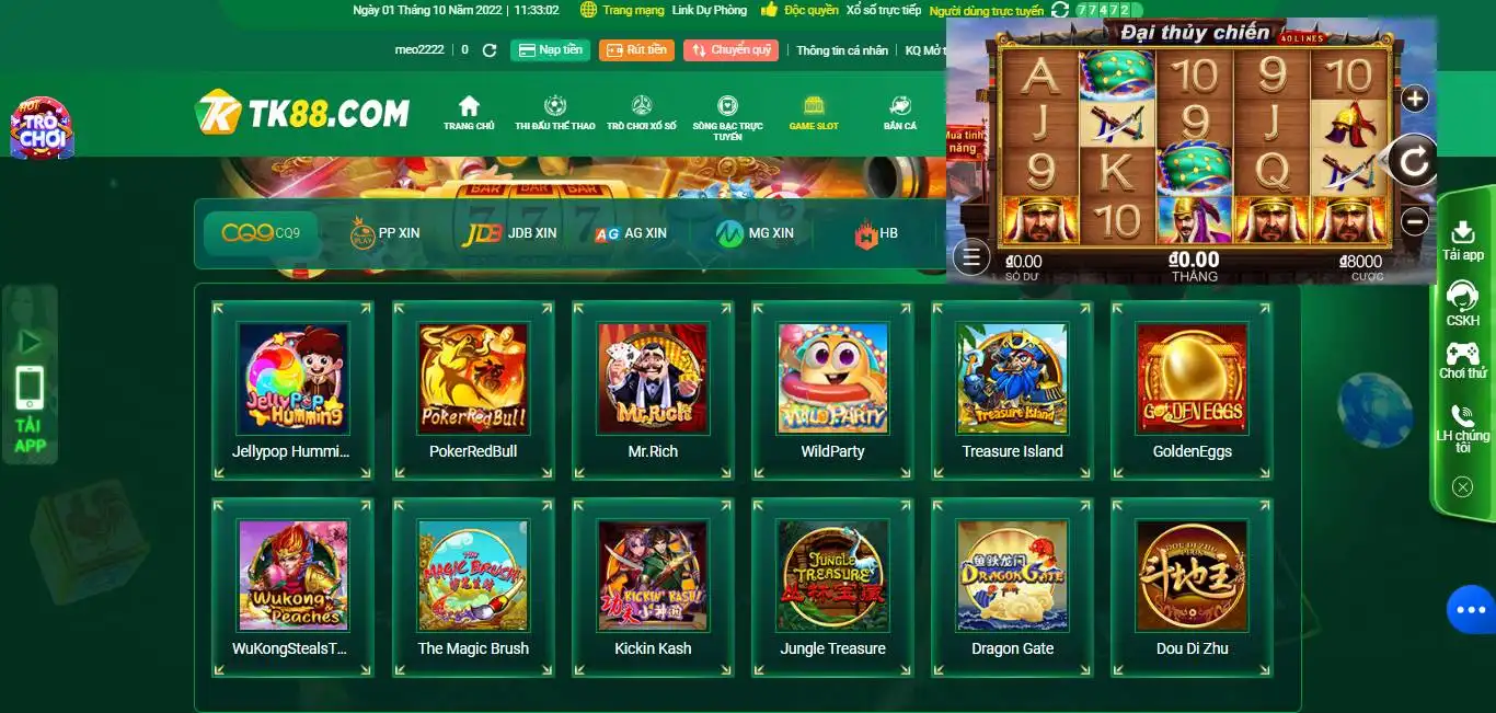 Cổng game TK88 - "thiên đường của cá độ Việt"
