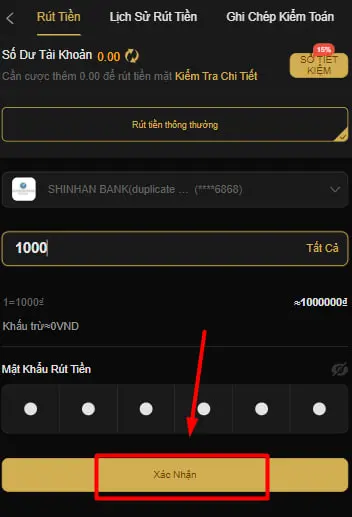 Cách rút tiền với tỷ lệ kèo hấp dẫn