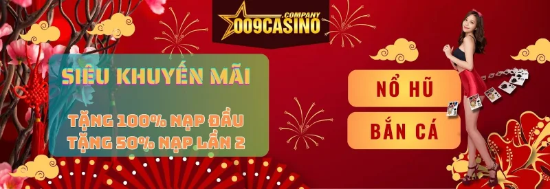 009 Casino là nhà cái uy tín mới nổi trên thị trường