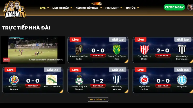 Tính năng nổi bật của ứng dụng Biaomtv